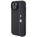 BMW BMHCP15S22PPMK iPhone 15 / 14 / 13 6.1" czarny/black Tricolor M Collection