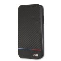 BMW BMTRBKI61PUCARTCBK iPhone Xr book czarny/black Carbon Tricolor Stripe