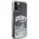 DKNY DKHCP12MLBNAEK iPhone 12/12 Pro 6.1" czarny/black hardcase Liquid Glitter Big Logo