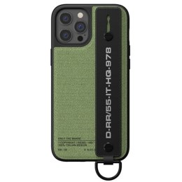 Diesel Handstrap Case Utility Twill iPhone 12 Pro Max czarno-zielony/black-green 44292