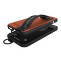 Diesel Handstrap Case Utility Twill iPhone 12/12 Pro czarno-pomarańczowy/black-orange 44288