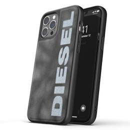 Diesel Moulded Case Bleached Denim iPhone 12 Pro Max szaro-biały/grey-white 44298