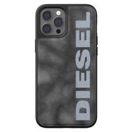 Diesel Moulded Case Bleached Denim iPhone 12 Pro Max szaro-biały/grey-white 44298