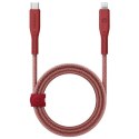 ENERGEA kabel Flow USB-C - Lightning C94 MFI 1.5m czerwony/red 60W 3A PD Fast Charge