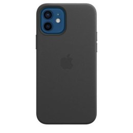 Etui Apple MHKG3ZM/A iPhone 12/12 Pro MagSafe czarny/black Leather Case