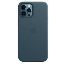 Etui Apple MHKK3ZM/A iPhone 12 Pro Max MagSafe niebieski/baltic blue Leather Case
