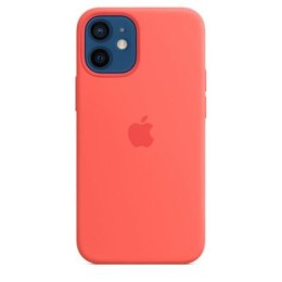 Etui Apple MHKP3ZM/A iPhone 12 mini MagSafe różowy cytrus/pink citrus Silicone Case