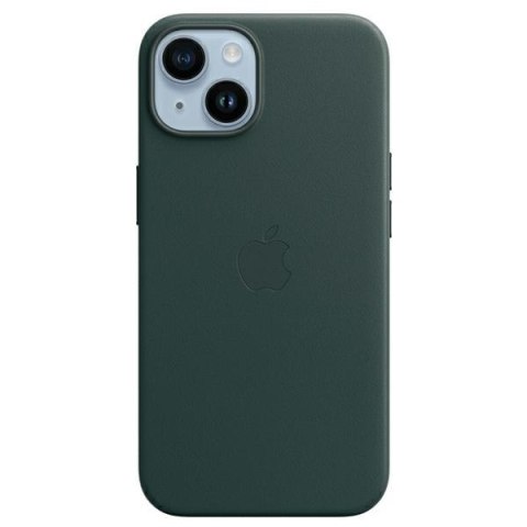 Etui Apple MPPA3ZM/A iPhone 14 Plus / 15 Plus 6.7" zielony/forest green Leather Case MagSafe