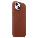 Etui Apple MPPD3ZM/A iPhone 14 Plus / 15 Plus 6.7" umbra/umber Leather Case MagSafe