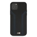 Etui BMW BMHCP12MDLBK iPhone 12/12 Pro 6,1" czarny/black hardcase M Collection Blue Lines