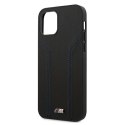 Etui BMW BMHCP12MDLBK iPhone 12/12 Pro 6,1" czarny/black hardcase M Collection Blue Lines