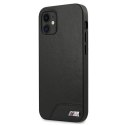 Etui BMW BMHCP12SMHOLBK iPhone 12 mini 5,4" czarny/black hardcase M Collection Smooth PU