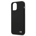 Etui BMW BMHCP12SMSILBK iPhone 12 mini 5,4" czarny/black hardcase Silicone M Collection