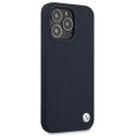 Etui BMW BMHCP13XSILNA iPhone 13 Pro Max 6,7" granatowy/navy hardcase Silicone Signature