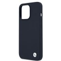 Etui BMW BMHCP13XSILNA iPhone 13 Pro Max 6,7" granatowy/navy hardcase Silicone Signature