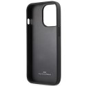 Etui BMW BMHCP13LREELK iPhone 13 Pro / 13 6.1" czarny/black hardcase Leather Emboss