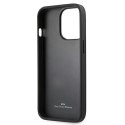 Etui BMW BMHCP13LRSPPK iPhone 13 Pro / 13 6,1" czarny/black hardcase Leather Curve Perforate