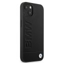 Etui BMW BMHCP13MSLLBK iPhone 13 / 14 / 15 6.1" czarny/black hardcase Signature Logo Imprint