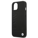 Etui BMW BMHCP13MSLLBK iPhone 13 / 14 / 15 6.1" czarny/black hardcase Signature Logo Imprint