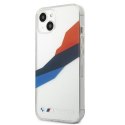 Etui BMW BMHCP13SSKTGT iPhone 13 mini 5,4" transparent hardcase Motorsport Tricolor