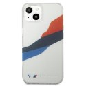 Etui BMW BMHCP13SSKTGT iPhone 13 mini 5,4" transparent hardcase Motorsport Tricolor