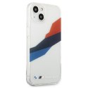 Etui BMW BMHCP13SSKTGT iPhone 13 mini 5,4" transparent hardcase Motorsport Tricolor