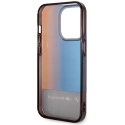 Etui BMW BMHCP14L22HMGK iPhone 14 Pro 6,1" czarny/black Half Tricolor