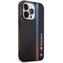 Etui BMW BMHCP14L22HVGV iPhone 14 Pro 6.1" czarny/black IML Tricolor Stripe