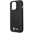 Etui BMW BMHCP14L22PMGK iPhone 14 Pro 6,1" czarny/black Bi Pattern