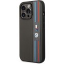 Etui BMW BMHCP14L22PPMA iPhone 14 Pro 6,1" szary/grey Tricolor M Collection