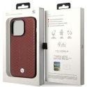 Etui BMW BMHCP14L22RFGR iPhone 14 Pro 6,1" burgundowy/burgundy Leather Diamond Pattern