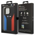 Etui BMW BMHCP14L22SCSK iPhone 14 Pro 6,1" czarny/black Silicone Blue&Red Stripes M Collection