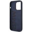 Etui BMW BMHCP14LSILNA iPhone 14 Pro 6,1" granatowy/navy Silicone Metal Logo
