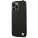 Etui BMW BMHCP14LSLLBK iPhone 14 Pro 6,1" czarny/black Leather Stamp