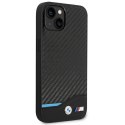 Etui BMW BMHCP14M22NBCK iPhone 14 Plus / 15 Plus 6,7" czarny/black Leather Carbon