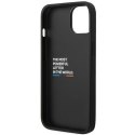 Etui BMW BMHCP14M22NBCK iPhone 14 Plus / 15 Plus 6,7" czarny/black Leather Carbon