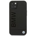 Etui BMW BMHCP14MSLLBK iPhone 14 Plus / 15 Plus 6,7" czarny/black Leather Stamp