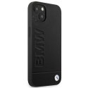 Etui BMW BMHCP14MSLLBK iPhone 14 Plus / 15 Plus 6,7" czarny/black Leather Stamp