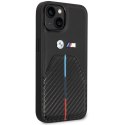 Etui BMW BMHCP14S22NSTB iPhone 14 / 15 / 13 6.1" czarny/black Stamped Tricolor Stripe