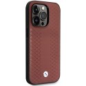 Etui BMW BMHCP14X22RFGR iPhone 14 Pro Max 6,7" burgundowy/burgundy Leather Diamond Pattern