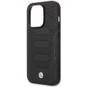 Etui BMW BMHCP14X22RPSK iPhone 14 Pro Max 6,7" czarny/black Leather Seats Pattern