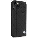 Etui BMW BMHCP14S22RQDK iPhone 14 / 15 / 13 6.1" czarny/black Leather Quilted