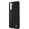 Etui BMW BMHCS21MSLBLBK S21+ G996 czarny/black hardcase Silicone M Collection Big Logo