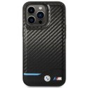 Etui BMW BMHMP14L22NBCK iPhone 14 Pro 6,1" czarny/black Carbon MagSafe