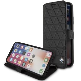 Etui book BMW BMFLBKPXHEXBK iPhone X czarny/black Hexagon