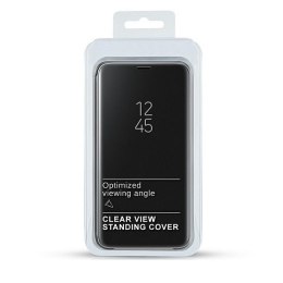 Etui Clear View Samsung A12/M12 czarny/black