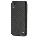 Etui hardcase BMW BMHCI61MBC iPhone Xr czarny/black Siganture-Carbon