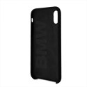 Etui hardcase BMW BMHCPXSILBK iPhone X /Xs czarny/black Silicone