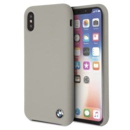 Etui hardcase BMW BMHCPXSILTA iPhone X beżowy/taupe Silicone