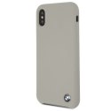 Etui hardcase BMW BMHCPXSILTA iPhone X beżowy/taupe Silicone